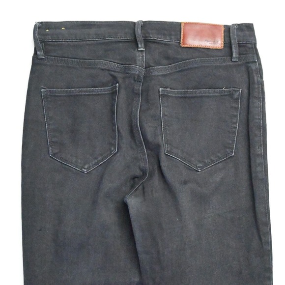 Madewell 26 High Riser Ankle Skinny Black Stretch Denim Jeans - Picture 4 of 5